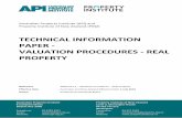 TECHNICAL INFORMATION PAPER - VALUATION PROCEDURES - …