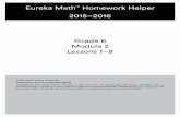 Eureka Math Homework Helper 2015–2016 Grade 6 Module 2
