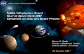 NASA Heliophysics Update Science Space Week 2017 Committee ...