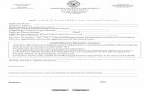 Application for Limited Elevator Mechanic’s License
