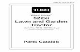 Wheel Horse 522xi Lawn and Garden Tractor