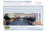 St. Arnaud Secondary College Issue 14 Weekly Newsletter