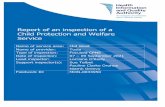 Report of an inspection of a Child Protection and Welfare ...