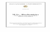 M.Sc., Biochemistry - Davangere University