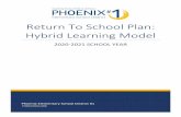 Return To School Plan: Hybrid Learning Model