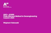 GEO E1050 Finite Element Methodin Geoengineering Autumn 2020