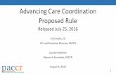 Advancing Care Coordination Proposed Rule