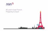 AS and A-level French: Preparing to teach - AQA