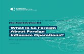 What Is So Foreign About Foreign Influence Operations?