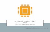 INTRODUCTION TO LAB 2 AND SOCKET PROGRAMMING