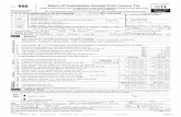 Form Return of Organization Exempt From Income Tax Under ...
