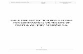 EHS & FIRE PROTECTION REGULATIONS FOR CONTRACTORS ON …