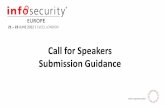 Call for Speakers Submission Guidance