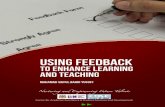 to Enhance Learning and Teaching