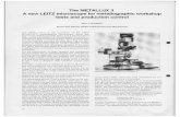 Metallux 3: A New Metallographic Microscope