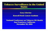 Tobacco Surveillance in the United States