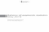 Balance of payments statistics - May 2019