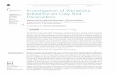 JSACE 4/17 Investigation of Vibrations Influence on Clay Soil