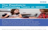 The Paediatric Psychology Team at GOSH