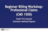 Beginner Billing Workshop: Professional Claims (CMS 1500)