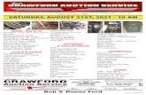 Watch for Auction Signs SATURDAY, AUGUST 21ST, 2021 - 10 AM