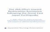 The JNA Effort toward Restoration Assistance following the ...