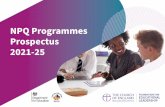 NPQ Programmes Prospectus 2021-25