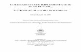 TECHNICAL SUPPORT DOCUMENT - Colorado