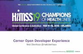 Cerner Open Developer Experience
