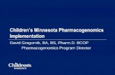 Children’s Minnesota Pharmacogenomics