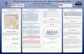 Price Elasticity for Residential Water Demand in the ...
