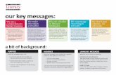 our key messages