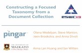 Constructing a Focused Taxonomy from a Document Collection