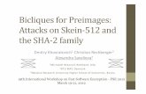 Bicliques for Preimages: Attacks on Skein-512 and the SHA ...