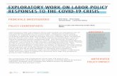 EXPLORATORY WORK ON LABOR POLICY RESPONSES TO THE …