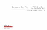 Notes de produit des serveurs Sun Fire X4170 M2 et X4270 M2