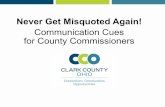 Communication Cues for County Commissioners