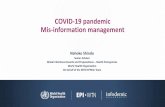 COVID-19 pandemic Mis-information management