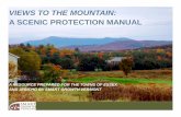 VIEWS TO THE MOUNTAIN: A SCENIC PROTECTION MANUAL