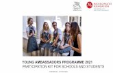 YOUNG AMBASSADORS PROGRAMME 2021 PARTICIPATION KIT …