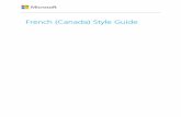French (Canada) Style Guide