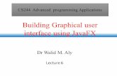 Building Graphical user interface using JavaFX