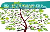 GIVING TO WOMEN’S & GIRLS’ CAUSES IN ISRAEL