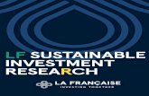 SUSTAINABLE INVESTMENT RESEARCH