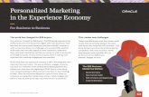 Personalized Marketing in the Experience Economy for ...