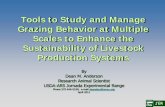 Tools to Study and Manage Grazing Behavior at Multiple ...