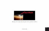 Mode d’emploi de l’application JURA Coffee