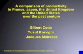 A comparison of productivity in France, Japan, the United ...