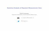 Statistical Analysis of Repeated Measurements Data