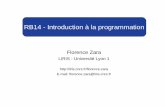 RB14 - Introduction à la programmation